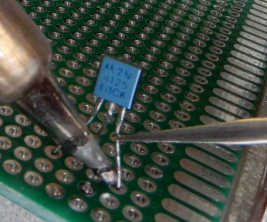 how to solder transistor