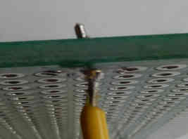 cold solder joint on circuit board