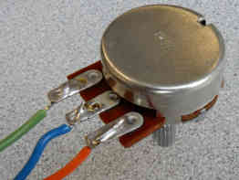how to solder potentiometer