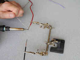 how to tin stranded wire